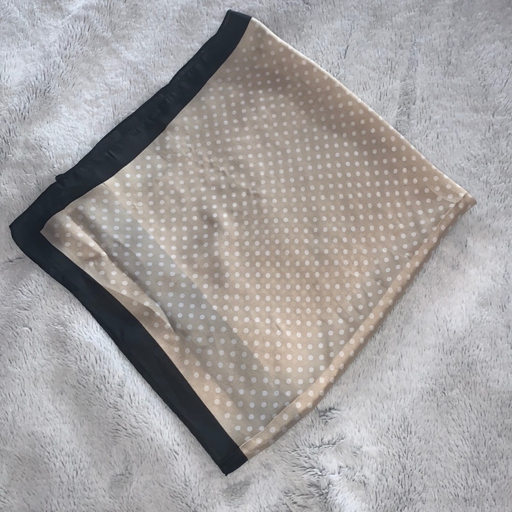 Lulus polka dot scarf
